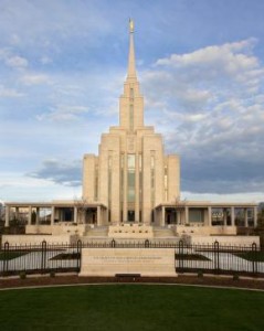 Oquirrh Mt. Utah Mormon Temple