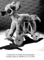 An Ancient American wheeled toy