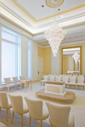 Oquirrh Mt. Utah Temple sealing room