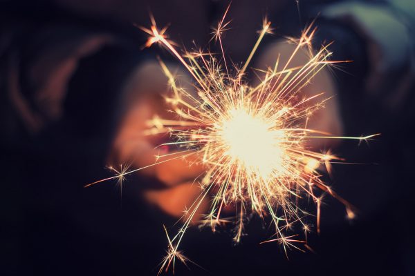 Light sparklers only after reading the warning on the back of the box